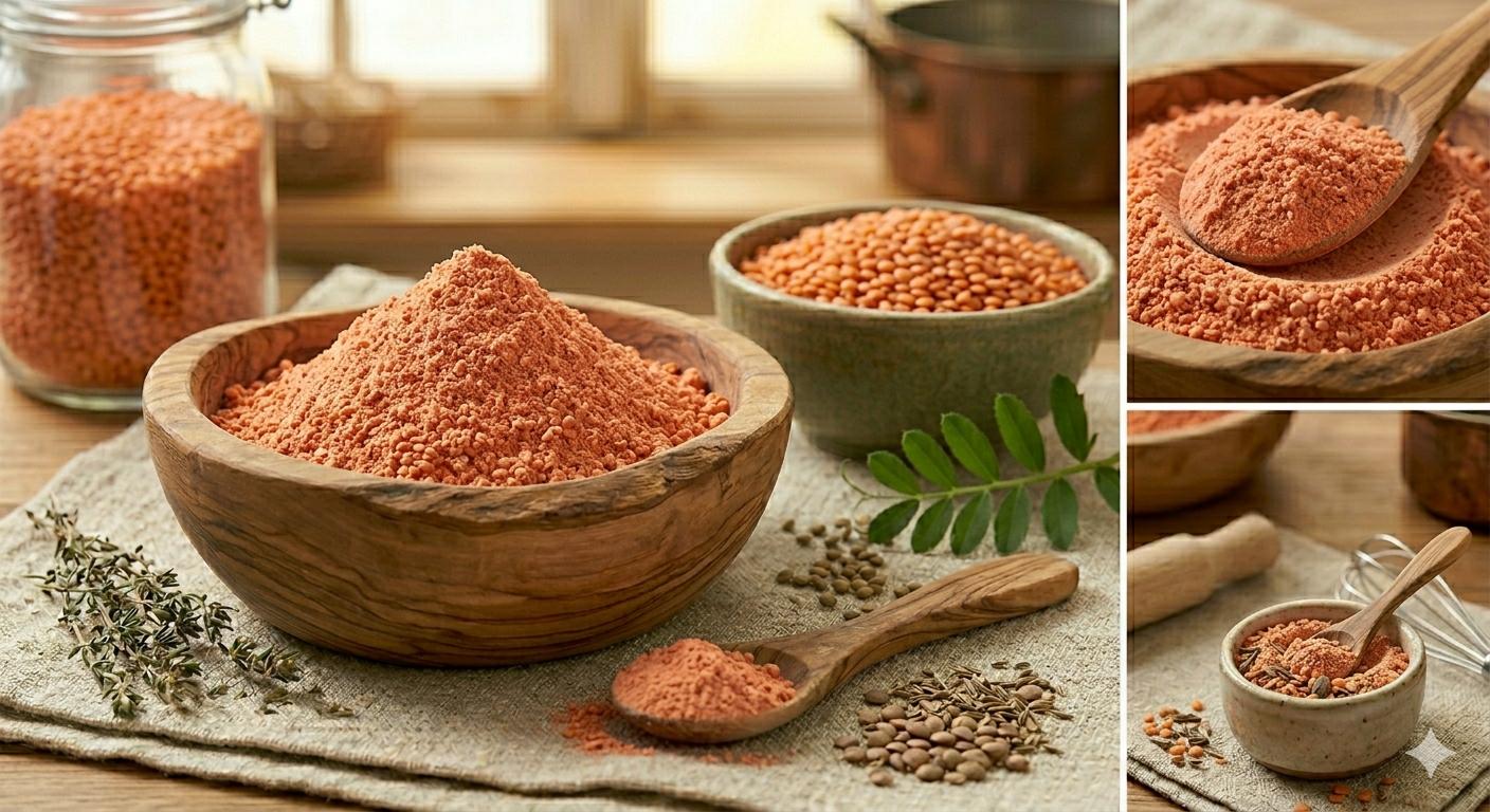 Farina di Lenticchie Rosse: Gusto Delicato e Versatilità in Cucina